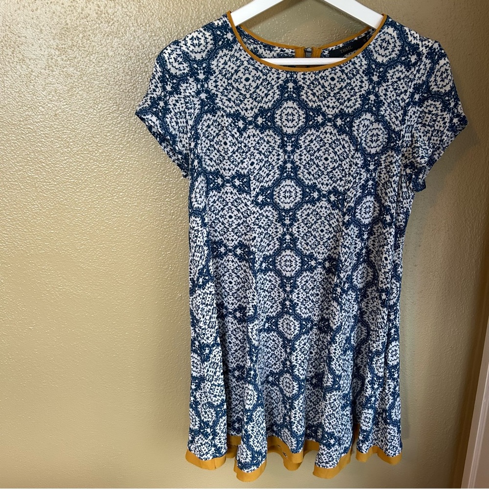 Patterned Flowy Dress
